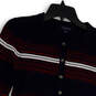 Womens Multicolor Striped Long Sleeve Button-Up Cardigan Sweater Size S/P image number 3