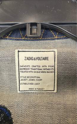 Zadig & Voltaire Women Blue Jacket - Size XS alternative image