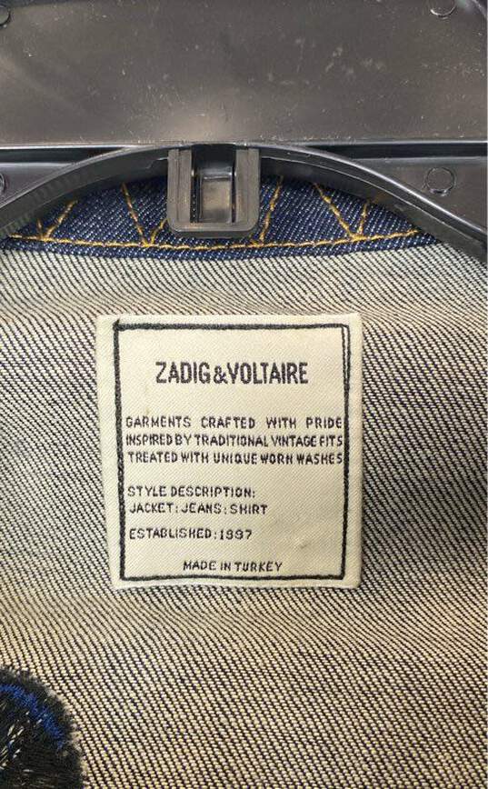 Zadig & Voltaire Women Blue Jacket - Size XS image number 2