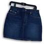 GAP Womens Blue 5-Pocket Design Flat Front Mini Skirt Size 29 image number 1