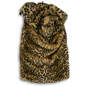 NWT Womens Black Beige Animal Print Hooded Faux Fur Vest Size XS image number 2