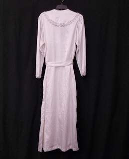 Christian Dior Womens White Sleepwear 2-Piece Robe & Gown Set Size Small alternative image