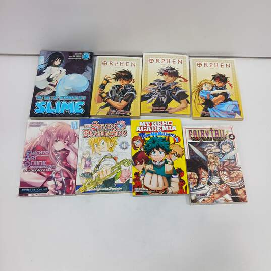 Bundle of 8 Assorted Manga Books image number 1
