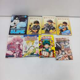 Bundle of 8 Assorted Manga Books