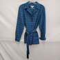 VTG Pendleton WM's 100% Virgin Wool Teal Blue Plaid Button Jacket Size M image number 1