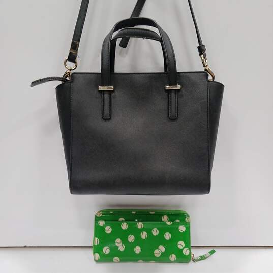Kate Spade Women's Black Leather Purse image number 2