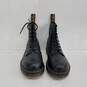 Dr. Martens Black Leather Boots Size 8 image number 3