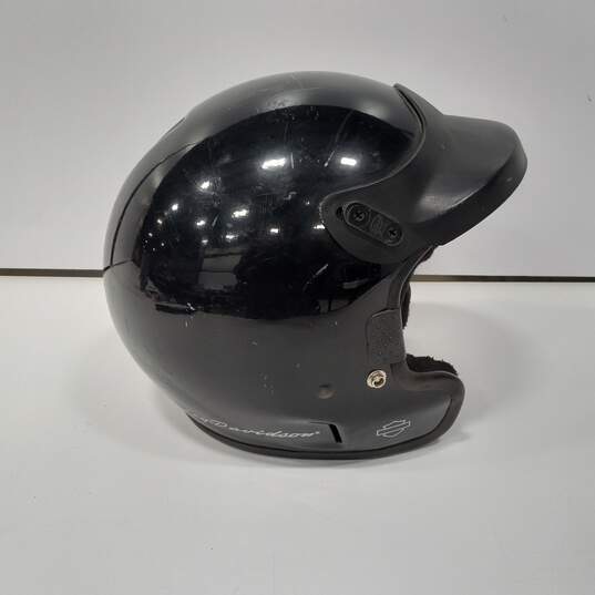 Harley Davidson Black Motorcycle Helmet image number 1