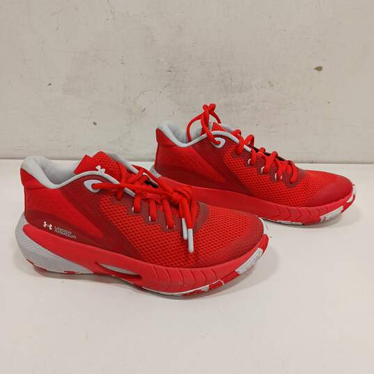 Under Armour Hovr Red Athletic Sneakers Size 6.5 image number 4