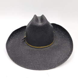 Western Express Black Straw Western Cowboy Hat Size S/M