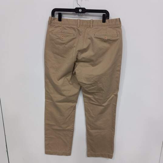 J.Crew Beige/Brown Essential Chino Pants Size 35w 32L image number 2