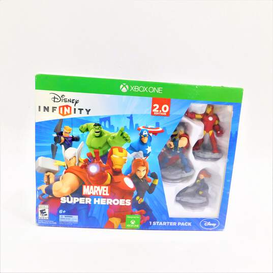 XBOX ONE DISNEY INFINITY 2.0 Edition Marvel Super Heroes Starter Pack Avengers Sealed image number 1