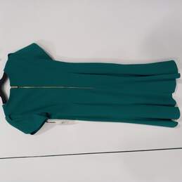 Calvin Klein Teal Fit & Flare Dress Women's Size 8 NWT alternative image