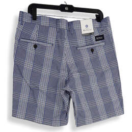 NWT Mens Multicolor Plaid Regular Fit Pockets Stretch Chino Shorts Size 32 alternative image