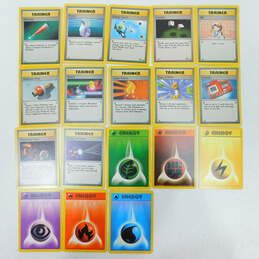 Pokemon TCG Lot of 19 Vintage Trainer & Energy Cards No Dupes alternative image