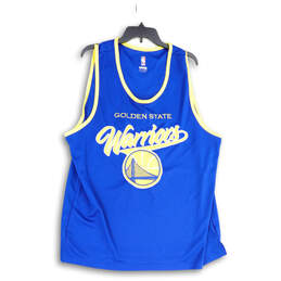 Mens Blue Golden State Warriors Basketball Pullover Jersey Size XXL