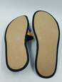 Authentic Gucci Orange Satin Travel Slippers W L image number 5
