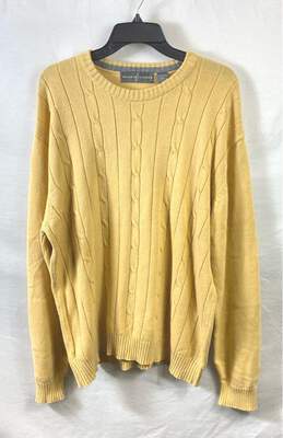 Oscar De La Renta Yellow Sweater - Size XXL