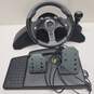 MadCatz MC2 Racing Wheel & Pedals Xbox 360 Racing Controller For Parts/Repair image number 1
