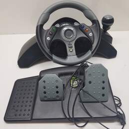 MadCatz MC2 Racing Wheel & Pedals Xbox 360 Racing Controller For Parts/Repair