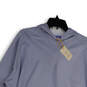 NWT Womens Gray Regular Fit Raglan Long Sleeve Pullover Hoodie Size XXL image number 3