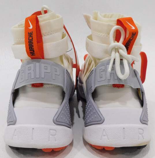 Nike Air Huarache Gripp Sail Team Orange Men's Shoes Size 14 image number 4