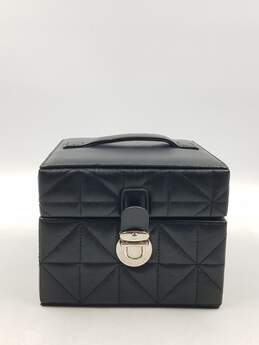 Authentic Marc Jacobs Black Quilted Vanity Trunk Bag
