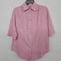 Button Down & Shorts Pink Lounge Outfit image number 1