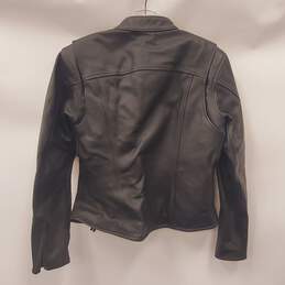 Harley Davidson Men Black Leather Motorcycle Jacket M alternative image