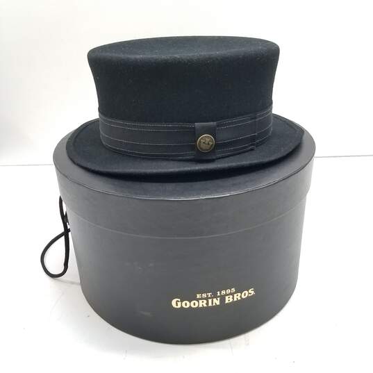 Goorin Bros WPL 5923 Men's Fedora Black Hat image number 9