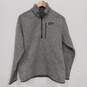 Patagonia Men's Gray Better Sweater 1/4 Zip Size M image number 1