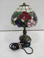 Small Stained Glass Portable Lamp image number 3