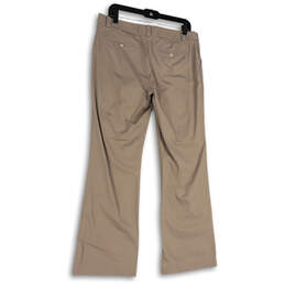 Womens Gray Flat Front Slash Pockets Regular Fit Bootcut Leg Dress Pants 12 alternative image