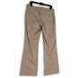 Womens Gray Flat Front Slash Pockets Regular Fit Bootcut Leg Dress Pants 12 image number 2