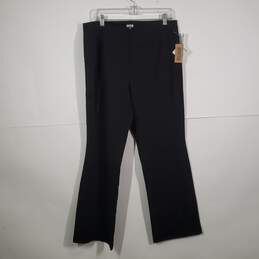 NWT Womens Regular Fit Flat Front Flared Leg Pull-On Ankle Pants Size 31L