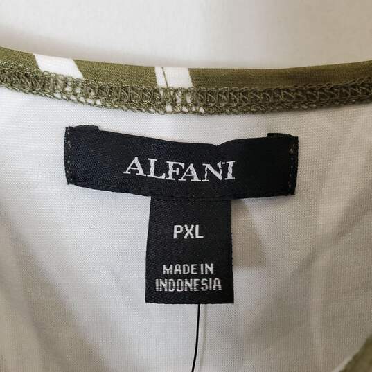 Alfani Women Grn/White Maxi Dress Sz PXL Nwt image number 2