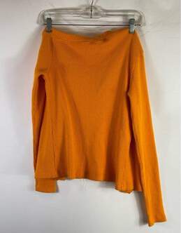 Monrow Orange Long Sleeve - Size Small alternative image