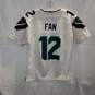 Nike On Field NFL Seattle Seahawks Fan Football Jersey Size M(10/12) image number 2