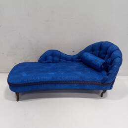 Franklin Heirloom Royal Blue Doll Chaise Lounge