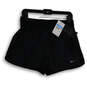 NWT Womens Black Elastic Waist Pull-On Athletic Shorts Size Medium image number 1