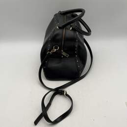 Kate Spade Womens Black Gold Studded Double Handle Crossbody Bag Purse alternative image