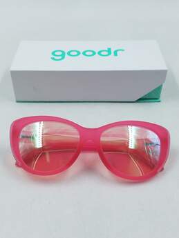 Goodr Cat Eye Pink Mirrored Sunglasses
