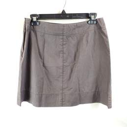 Armani Exchange Women Grey Mini Skirt Sz 6