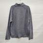 Lululemon Athletica MN's Heather Gray Wool & Polyester Blend Pullover Size M image number 2