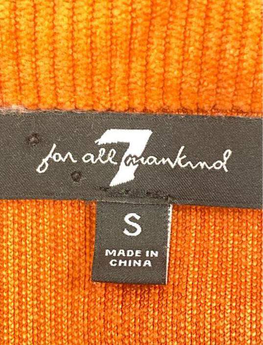 7 For All Mankind Orange Casual Dress - Size S image number 3