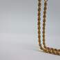 14k Gold 3mm Rope Chain Bracelet 5.2g image number 3