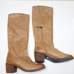 Sam Edelman Loren Brown Leather Knee High Boots Women Size 7.5M alternative image