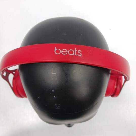 Beats By Dre Red Wired Headphones image number 3