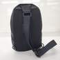 Coach Charles Pack Black Signature Leather with Graffiti Sling Bag image number 6