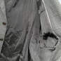 Authentic Mens Gray Black Long Sleeve Notch Lapel Two-Button Blazer Sz 42 R image number 3